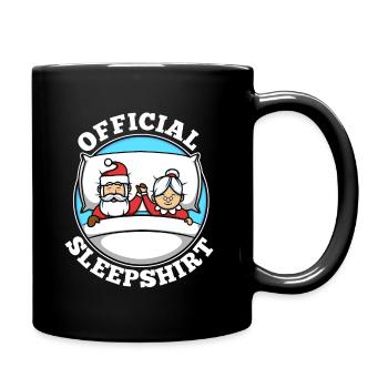 Official sleepshirt christmas - Tasse einfarbig - Schwarz - Rechts