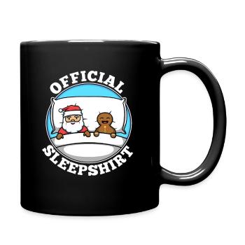 Official sleepshirt christmas - Tasse einfarbig - Schwarz - Rechts