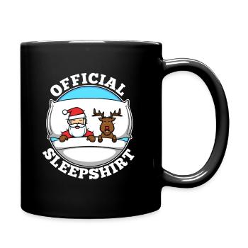 Official sleepshirt christmas - Tasse einfarbig - Schwarz - Rechts