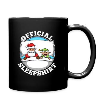 Official sleepshirt christmas - Tasse einfarbig - Schwarz - Rechts