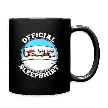 Official sleepshirt christmas - Tasse einfarbig - Schwarz - Rechts