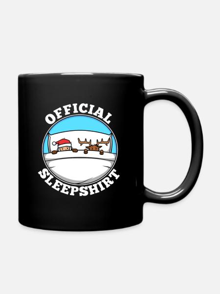Chemise de nuit officielle noël - Mug uni - noir