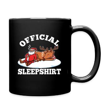 Official sleepshirt christmas - Tasse einfarbig - Schwarz - Rechts