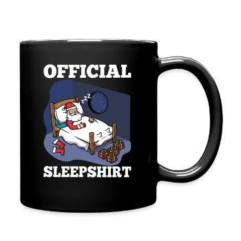Official sleepshirt christmas - Tasse einfarbig - Schwarz - Rechts