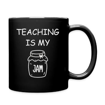 Enseigner est mon appréciation de l’enseignant de l’école Jam - Mug uni - noir - Droite