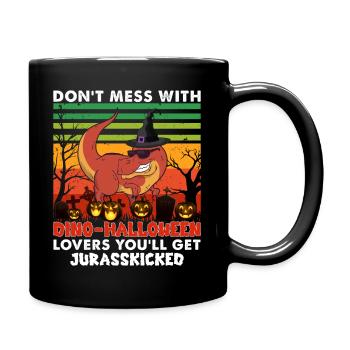 Chapeau de sorcière de dinosaure - Dino Halloween Lovers - Mug uni - noir - Droite