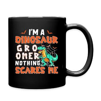 Halloween - I'm a dinosaur groomer who - Full Colour Mug - black - Right