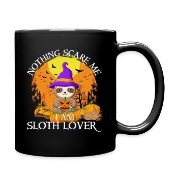 Halloween Rien ne me fait peur, je suis - Mug uni - noir - Droite