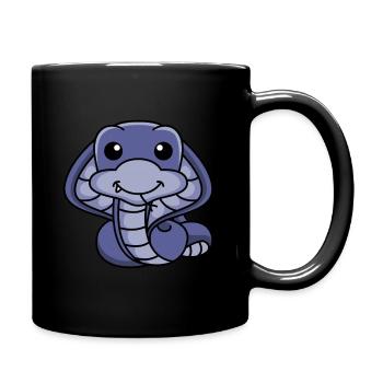 Snake Cobra Comic Animal - Full Colour Mug - black - Right