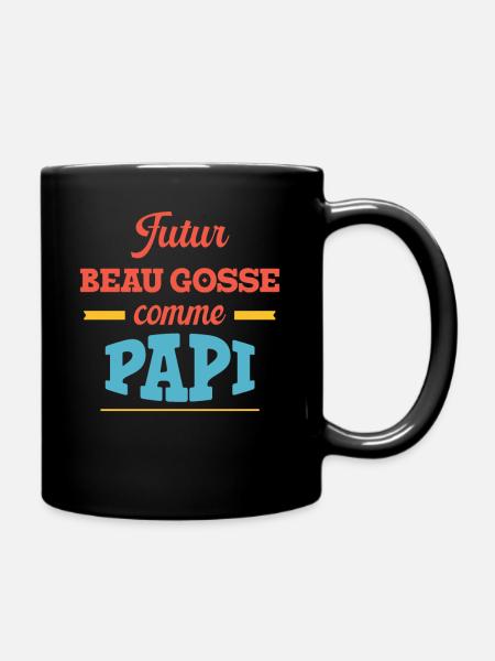 Beau Gosse Comme Papi Cadeau Annonce Grossesse - Mug uni - noir