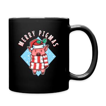 Merry Pigmas - Tasse einfarbig - Schwarz - Rechts