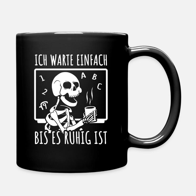 Lehrer Klassenlehrer Grundschullehrer Lehrerin - Tasse einfarbig - Schwarz