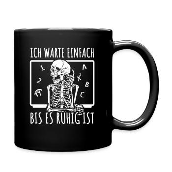 Lehrer Klassenlehrer Grundschullehrer Lehrerin - Tasse einfarbig - Schwarz - Rechts