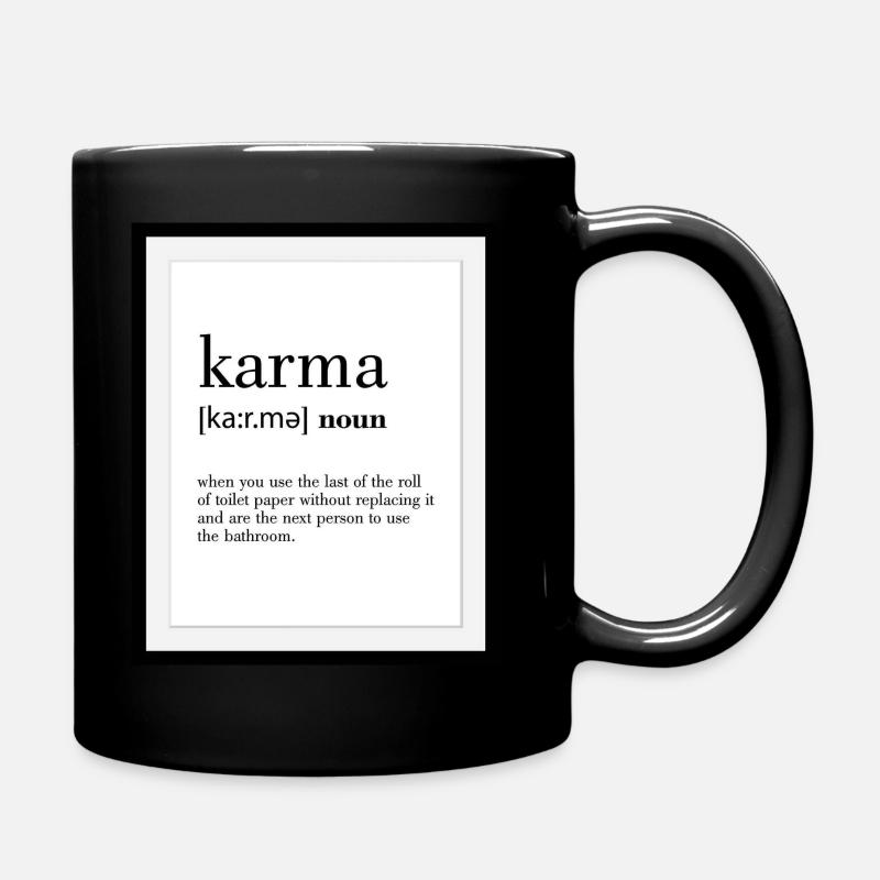 KARMA - Full Colour Mug - black