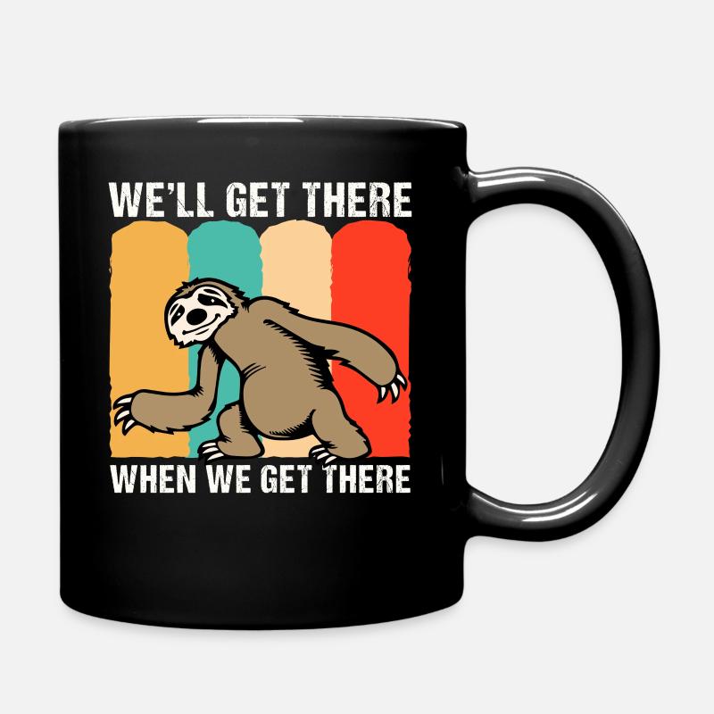 WE´LL GET THERE - WHEN WE GET THERE - Tasse einfarbig - Schwarz