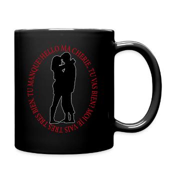 Tu me manque - Mug uni - noir - Droite