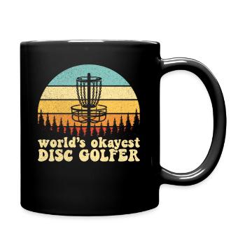 Le disc-golfeur le plus correct du monde - Mug uni - noir - Droite