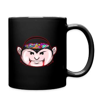 Sweets Bucket Scary Vampire Collecting On - Tasse einfarbig - Schwarz - Rechts