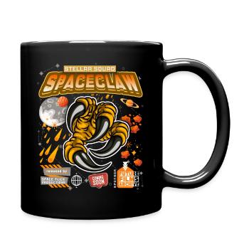 Claw in space Science fiction funny saying - Full Colour Mug - black - Right
