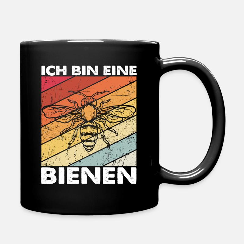 Ich Bin Eine Biene Imker Biene Bienen Flüsterer Sp - Tasse einfarbig - Schwarz
