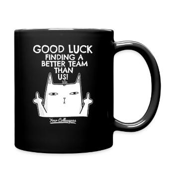 Job change New job Farewell Farewell gift - Full Colour Mug - black - Right