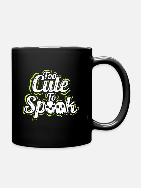 Too Cute To Spook Costume Ghosts Halloween - Tasse einfarbig - Schwarz