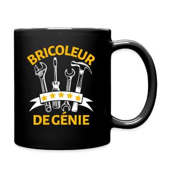 Bricoleur de génie 4 - Mug uni - noir - Droite