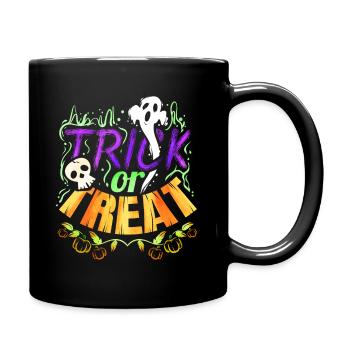 Spooky Ghosts Trick Or Trat Costume Spirits - Tasse einfarbig - Schwarz - Rechts