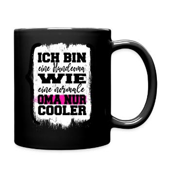 hund spaß hundehalter weihnachten lieben chihuahua - Tasse einfarbig - Schwarz - Rechts