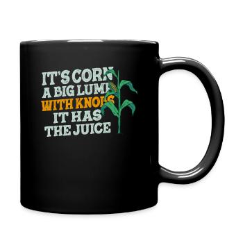 C’est du maïs un gros morceau avec des boutons il a le jus - Mug uni - noir - Droite