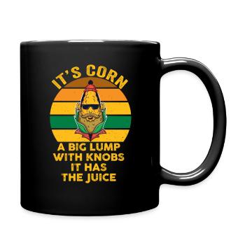 C’est du maïs un gros morceau avec des boutons il a le jus - Mug uni - noir - Droite