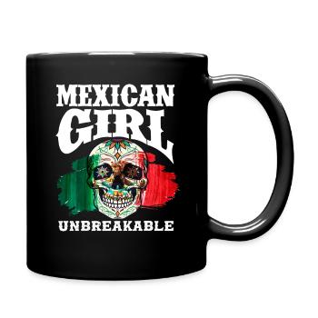 Mexico Mexican Girl Woman Gift - Full Colour Mug - black - Right