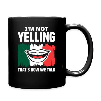 Mexiko Mexikaner Sprache - Tasse einfarbig - Schwarz - Rechts