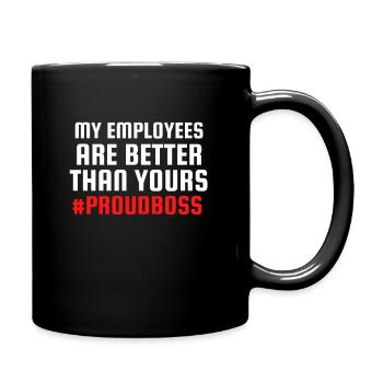 Süße Mitarbeiterwertschätzung Liebesgeschenke Lustig Trendy - Tasse einfarbig - Schwarz - Rechts