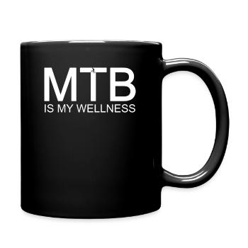 LE VTT EST MON BIEN-ÊTRE - Mug uni - noir - Droite