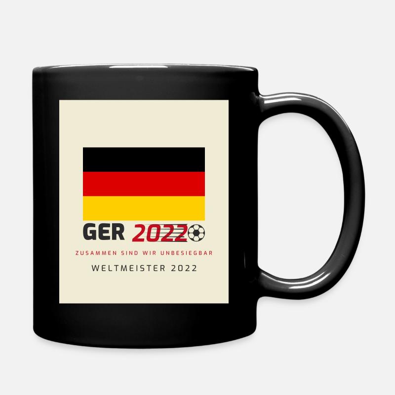 Ger 2022 Weltmeister - Tasse einfarbig - Schwarz