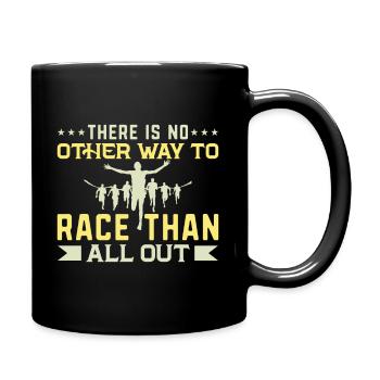 Triathlon Natation Cyclisme Course à pied - Mug uni - noir - Droite