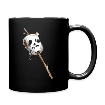 Jack O Lantern Ghost Marshmallow On A Stick On - Tasse einfarbig - Schwarz - Rechts
