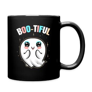 Mignon Kawaii Beautiful Ghost Is Boo-tiful On - Mug uni - noir - Droite
