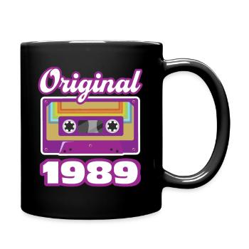 1989 Année de construction Année de naissance - Mug uni - noir - Droite