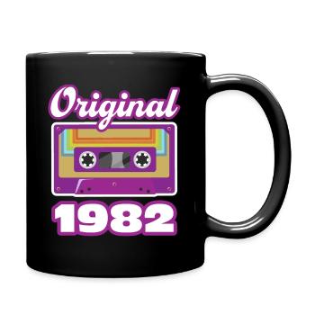 1982 Année de construction Année de naissance - Mug uni - noir - Droite