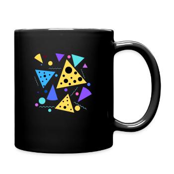 Rad 1980er Jahre Vintage Achtziger Kostüm Party Retro 80' - Tasse einfarbig - Schwarz - Rechts