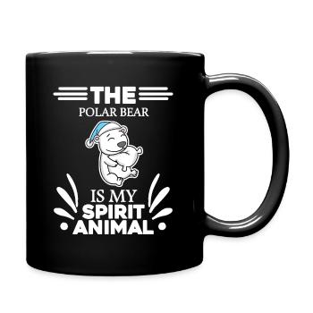 Polar Bear Polar Bear Bear - Full Colour Mug - black - Right