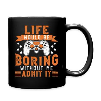 Gamer Gamer Gaming Console Jeux vidéo - Mug uni - noir - Droite