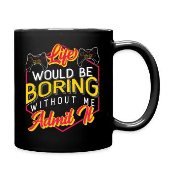 Gamer Gamer Gaming Console Video Games - Full Colour Mug - black - Right