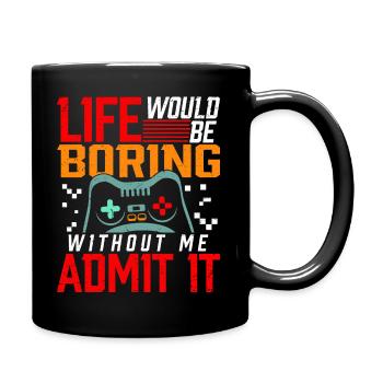 Gamer Gamer Gaming Console Jeux vidéo - Mug uni - noir - Droite