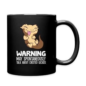 Le gecko à capuchon peut spontanément l’emporter sur les geckos à capuchon - Mug uni - noir - Droite