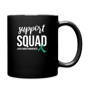Escouade de soutien, Emerald Loop Cancer du foie - Mug uni - noir - Droite