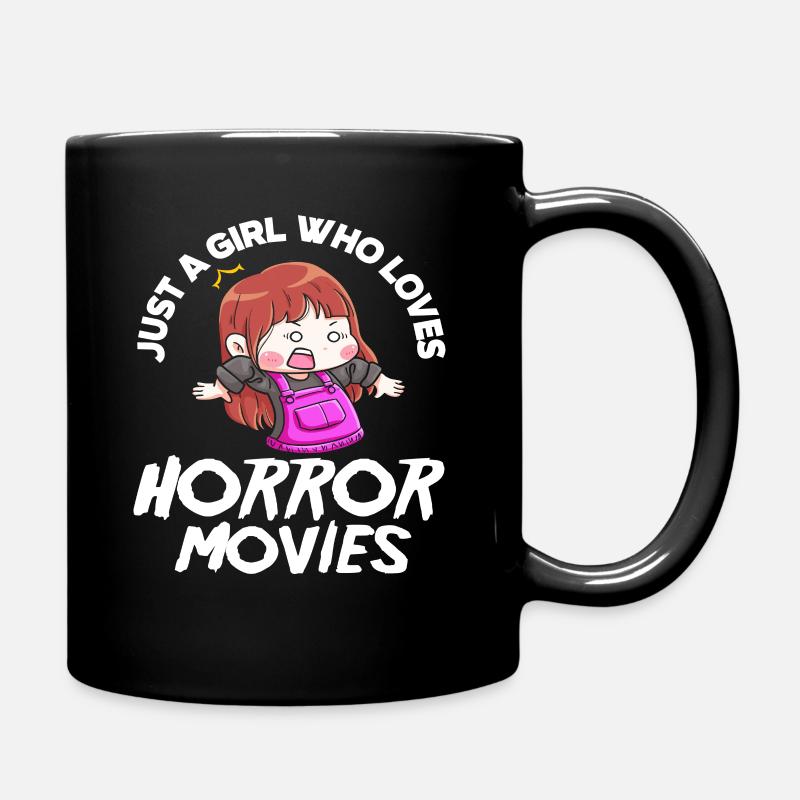 Film Mädchen Horror Filme - Tasse einfarbig - Schwarz
