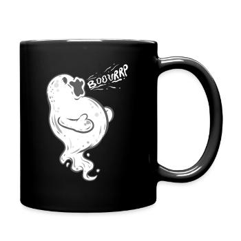 Burp Burping Ghost Boourrp Halloween - Tasse einfarbig - Schwarz - Rechts